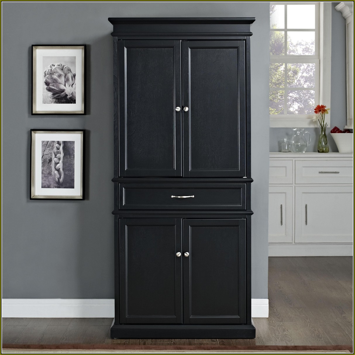 Kitchen Stand Alone Pantry Cabinets