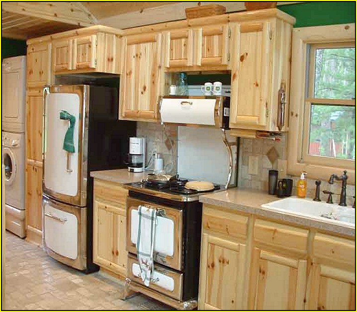 Knotty Pine Kitchen Cabinets Michigan