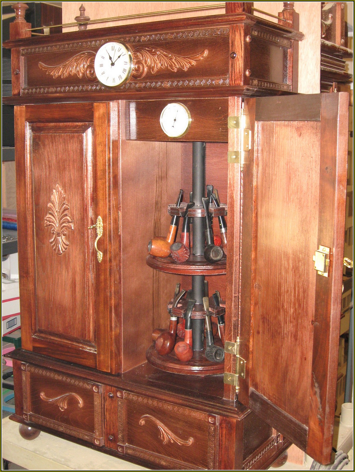 Large Cigar Humidor Cabinet