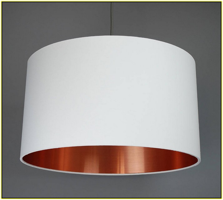 Large Copper Light Shade