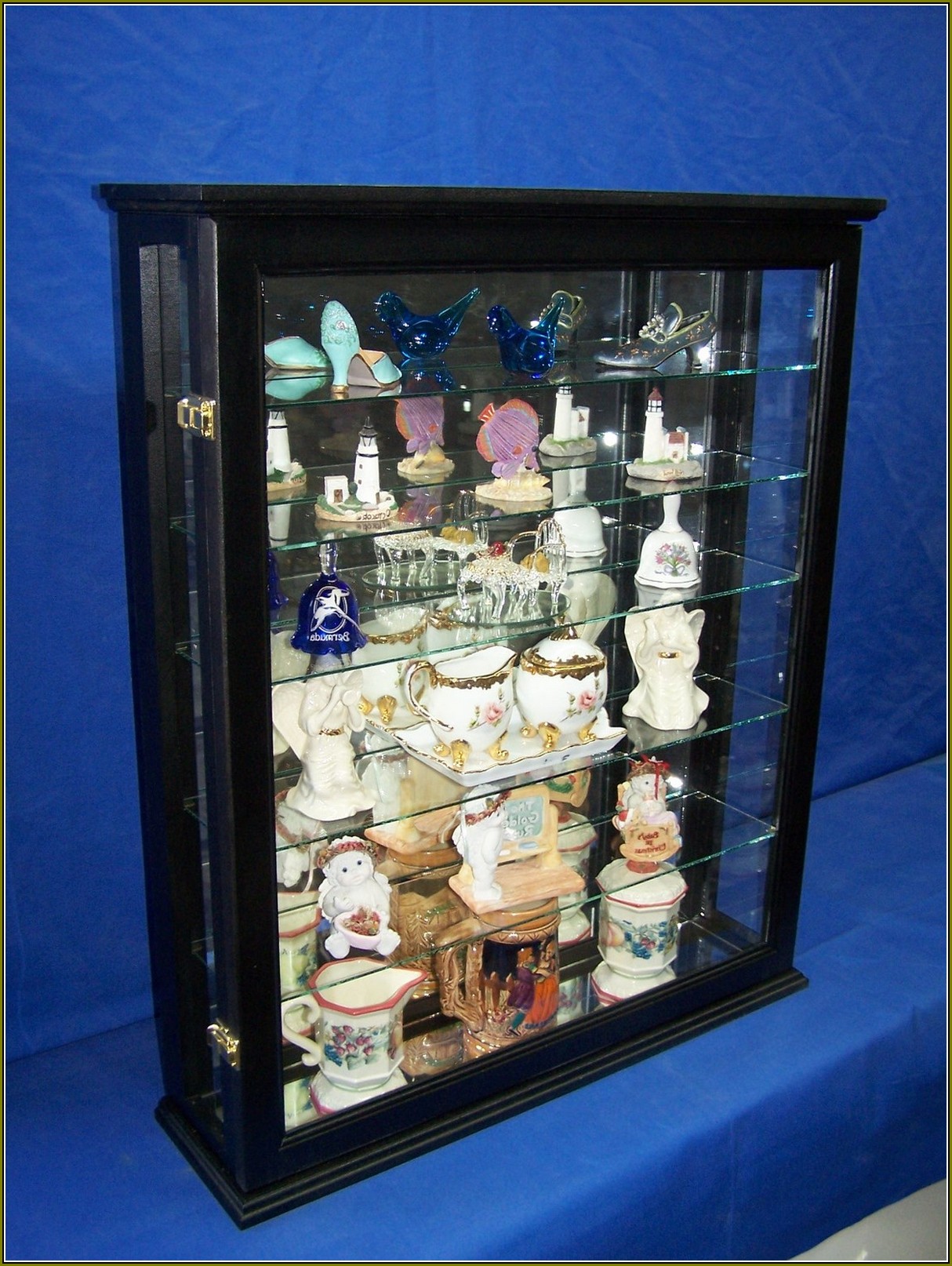 Large Wall Mounted Curio Cabinets