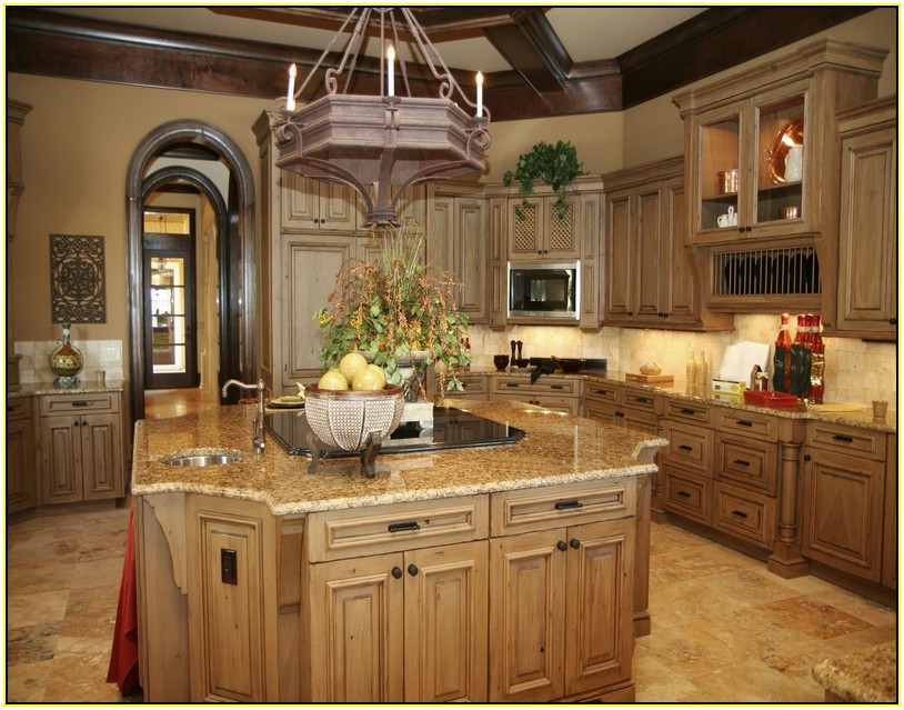 Light Granite Countertops With Light Cabinets