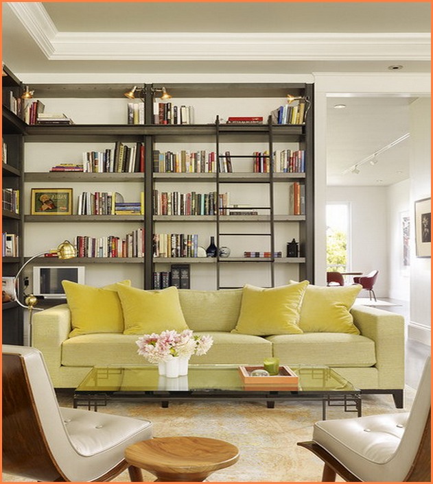 Living Room Bookcases Ideas