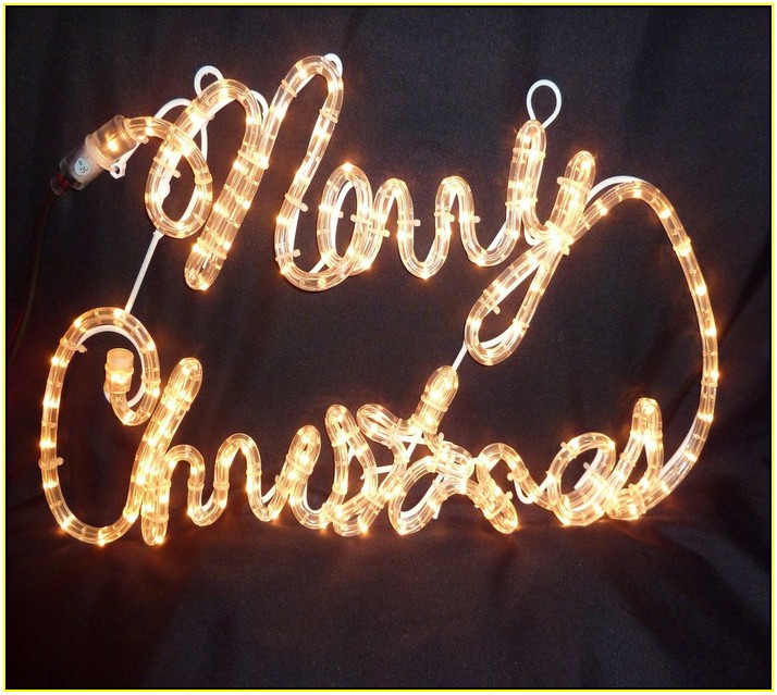 Merry Christmas Rope Lights