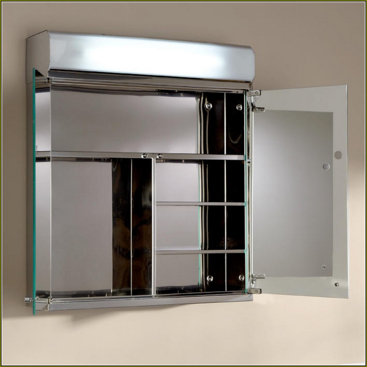 Metal Medicine Cabinet With Mirror
