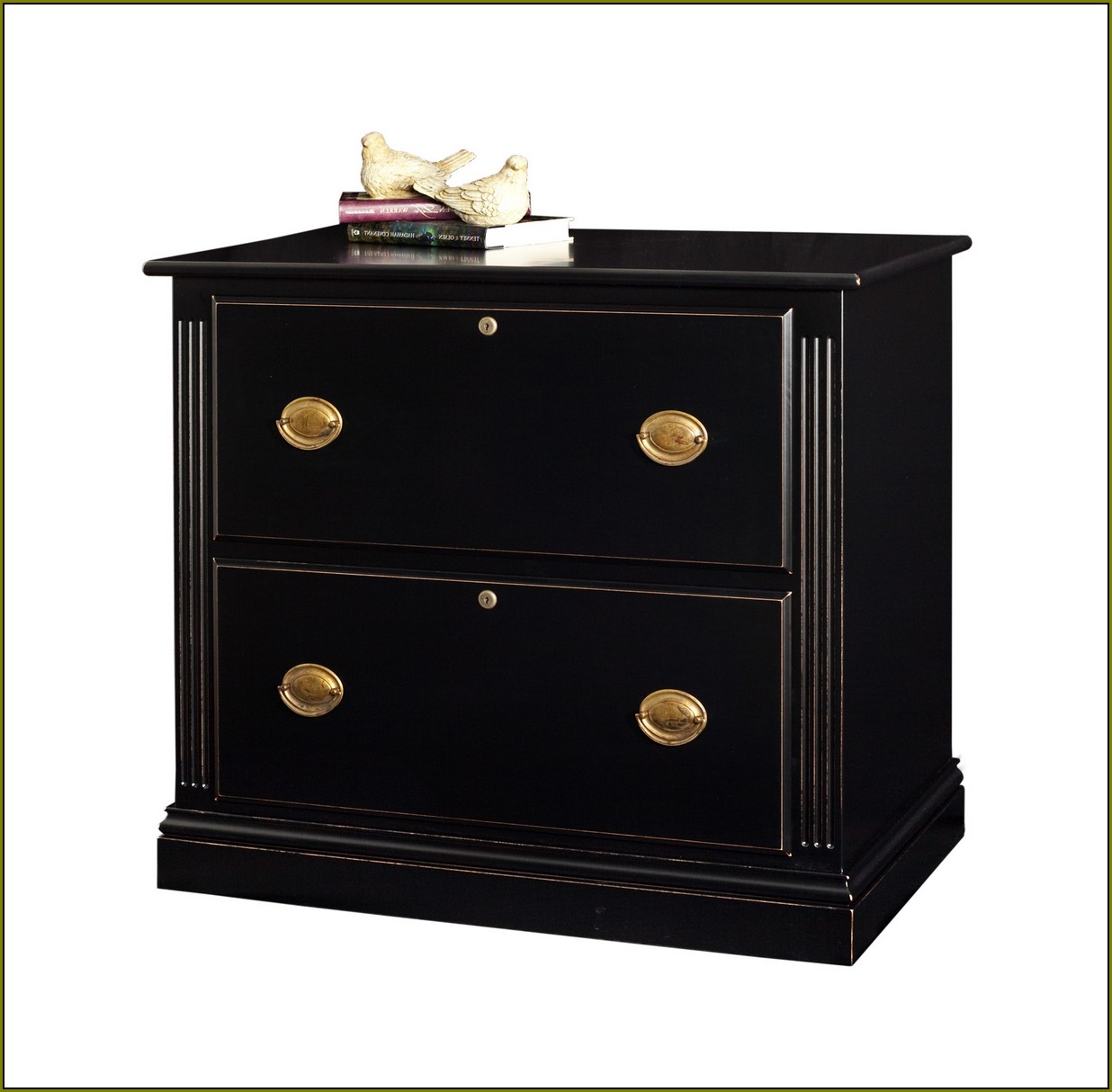Mission Style File Cabinet 2 Drawer