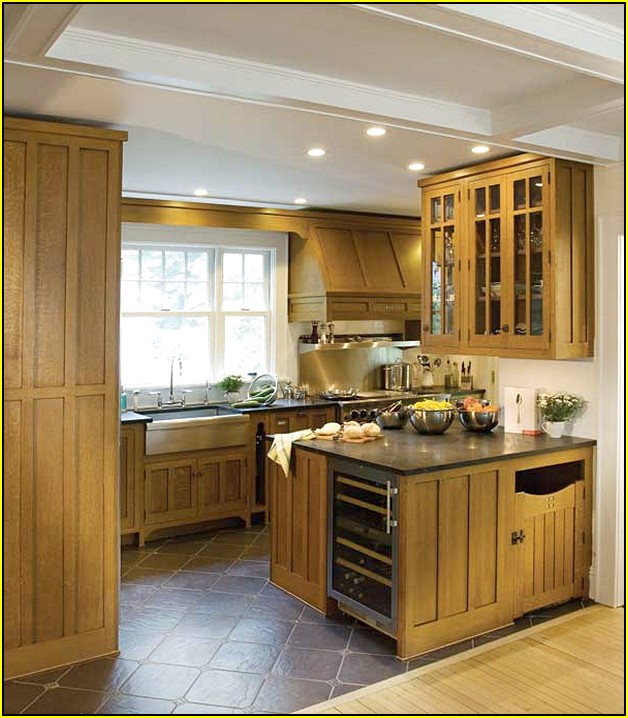 Mission Style Kitchen Cabinets Quarter Sawn Oak