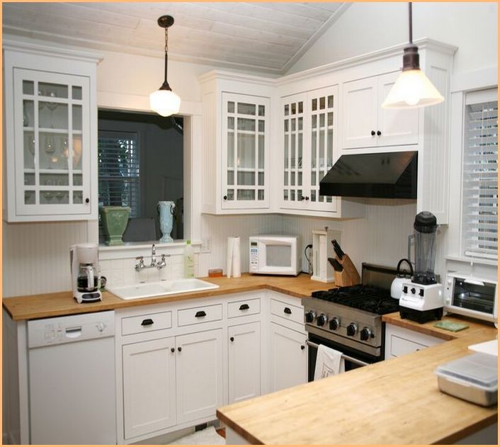 Picture Of White Kitchen Cabinets And Countertops