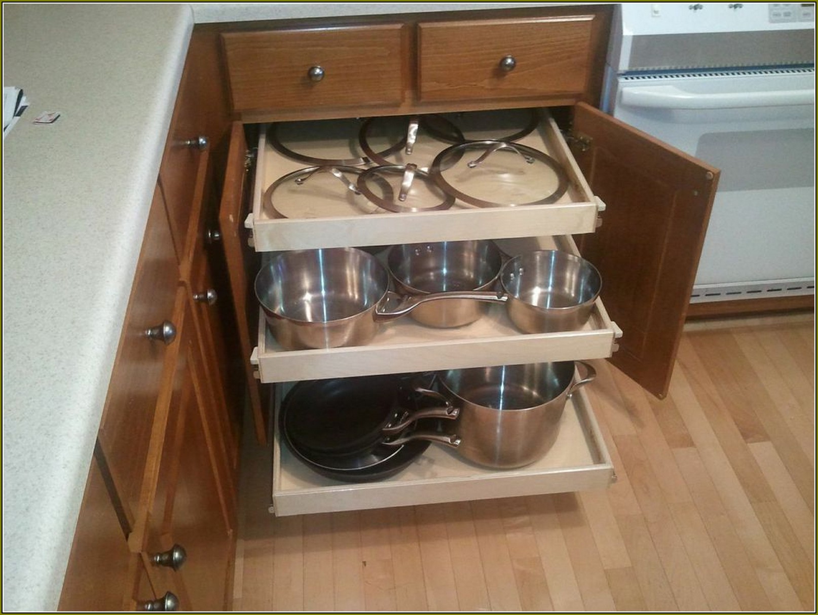 Pull Out Cabinet Drawers Kitchen