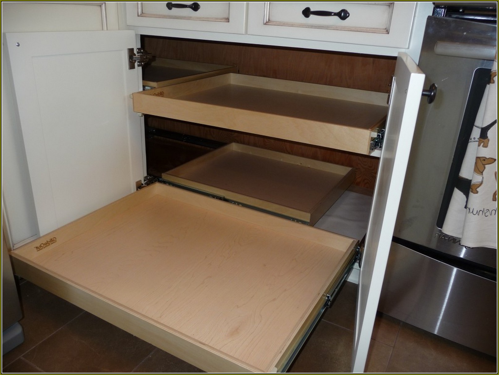 Pull Out Cabinet Shelves Hardware