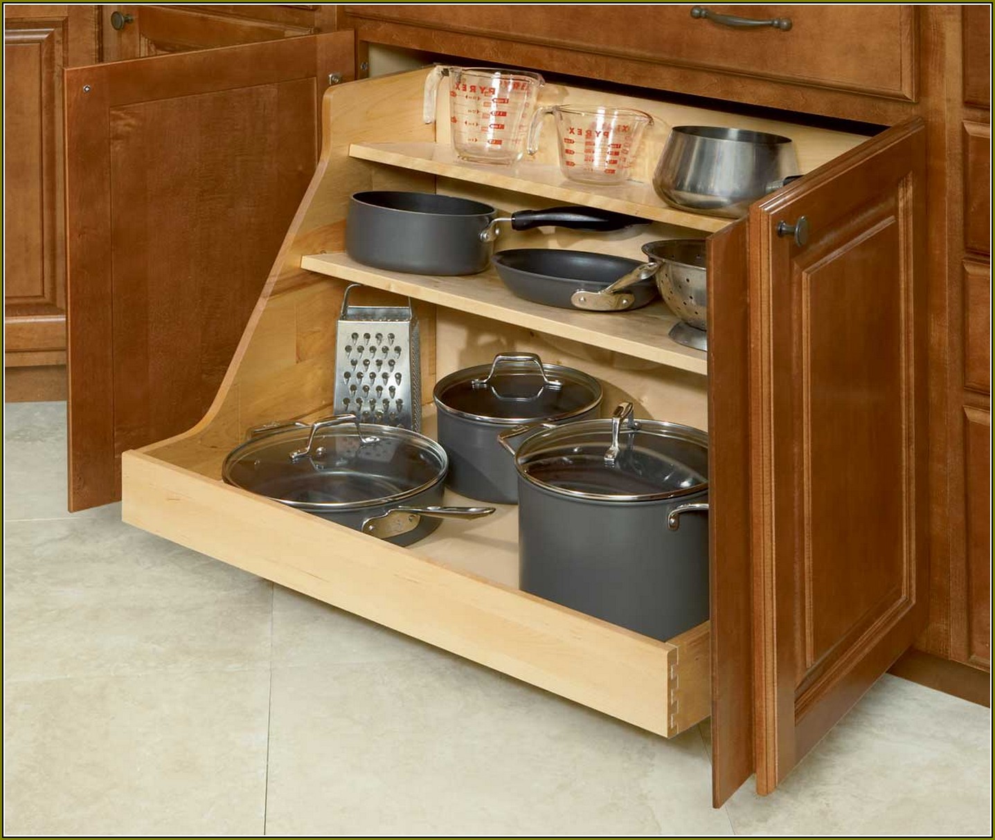 Pull Out Corner Cabinet Organizer