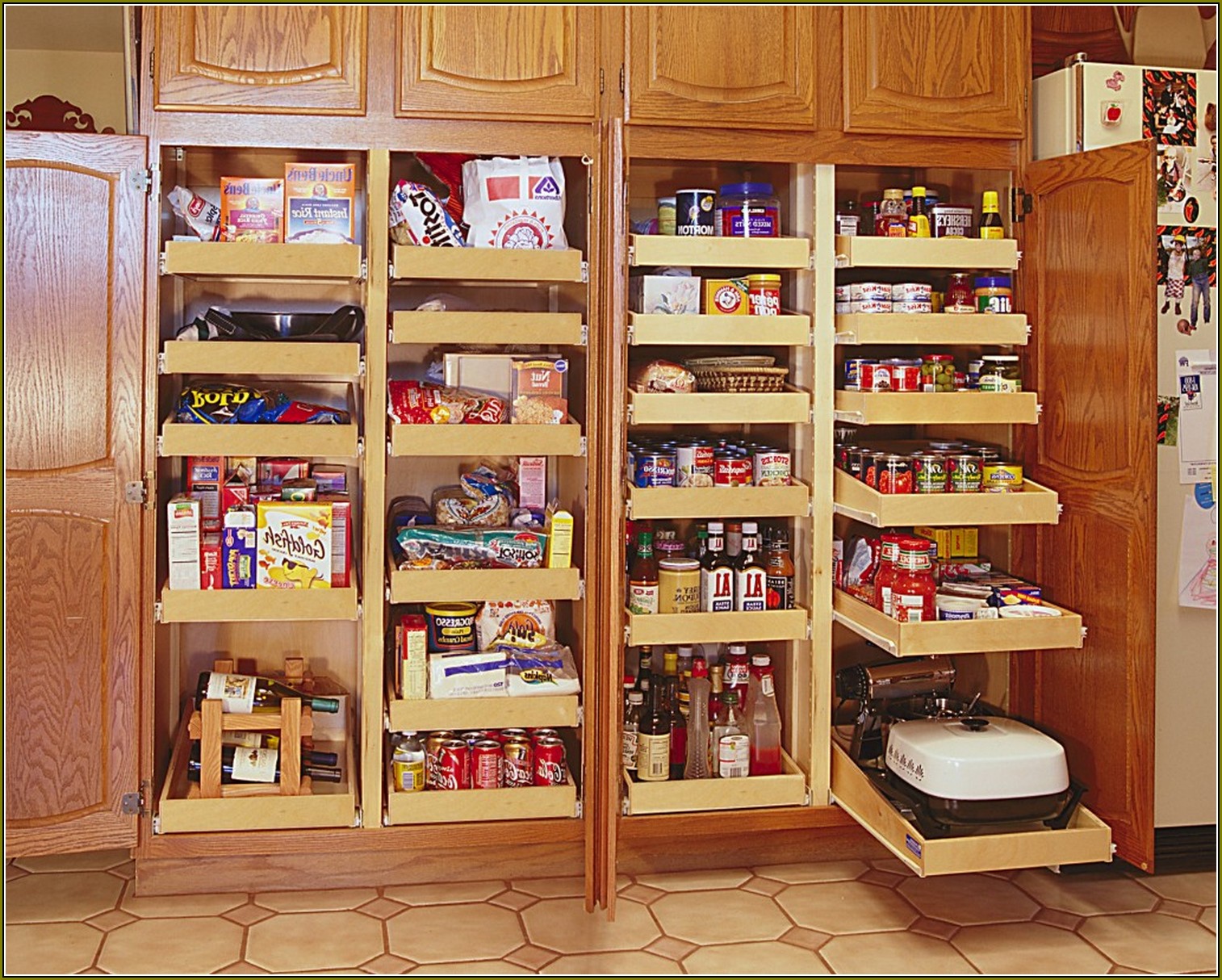 Pull Out Pantry Cabinet Hardware