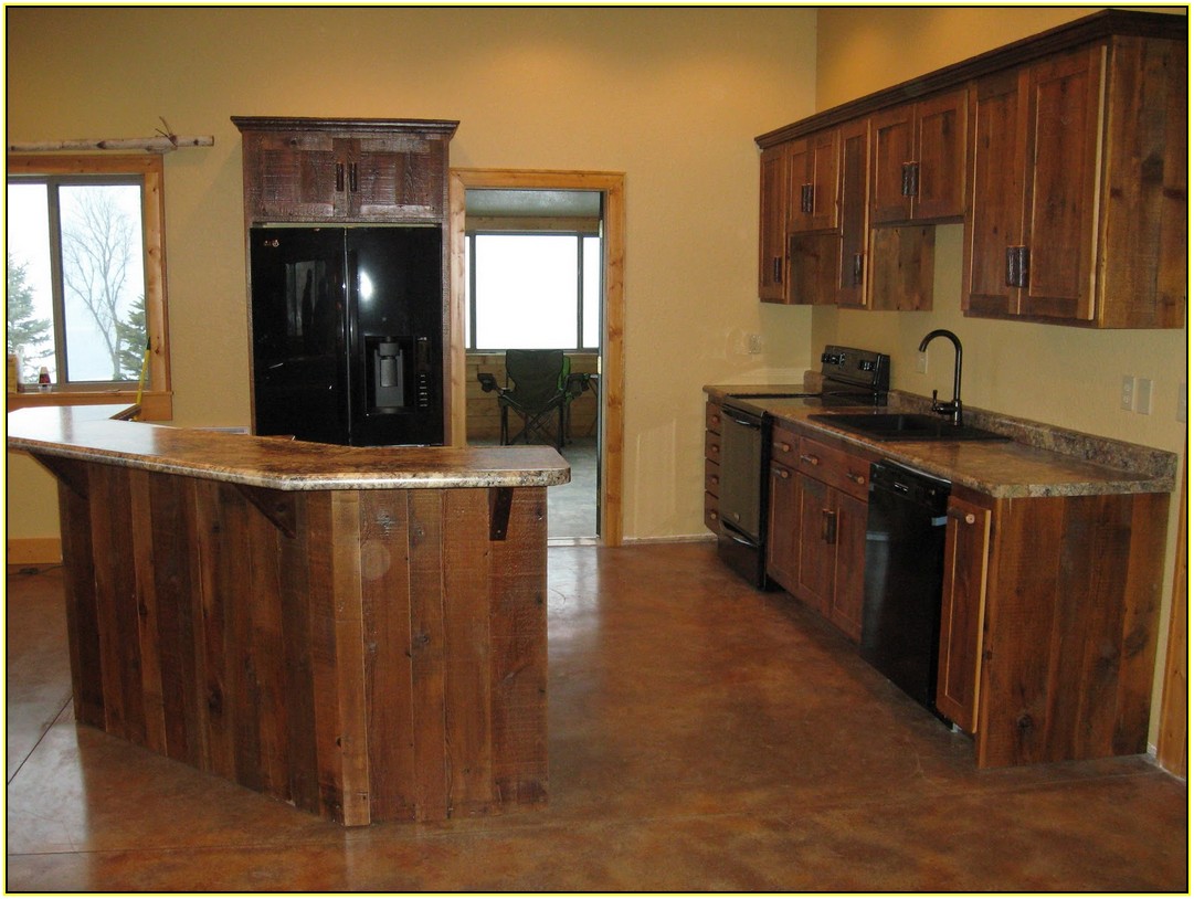 Reclaimed Wood Cabinets
