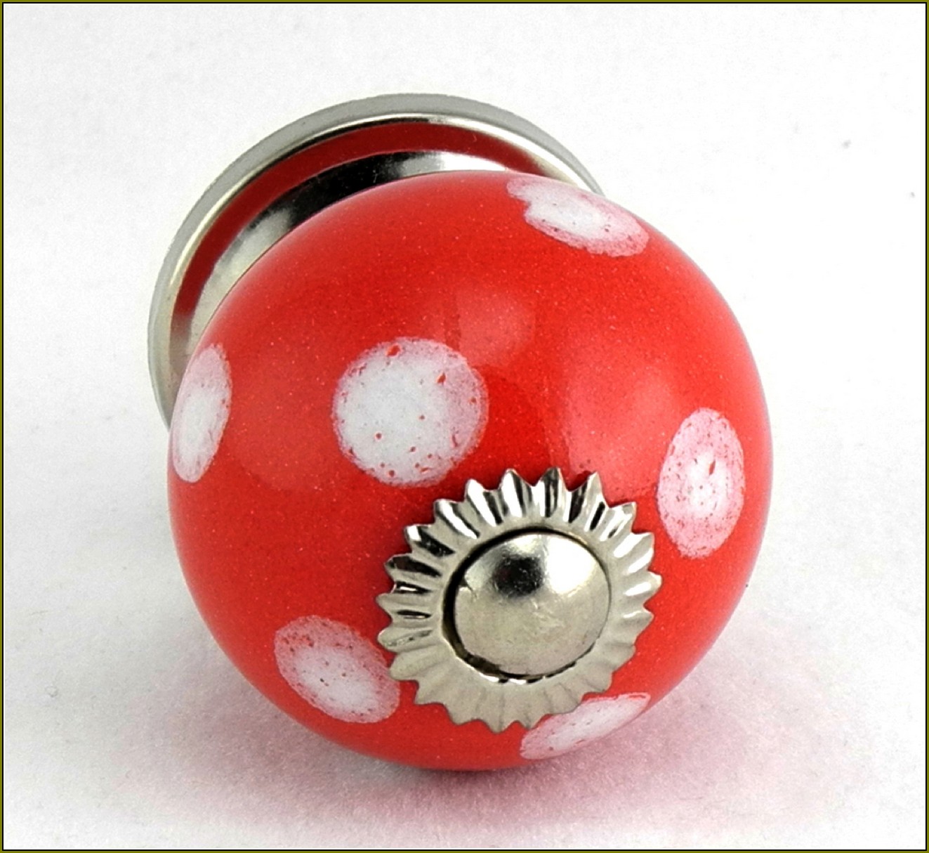 Red Cabinet Knobs For Kitchen