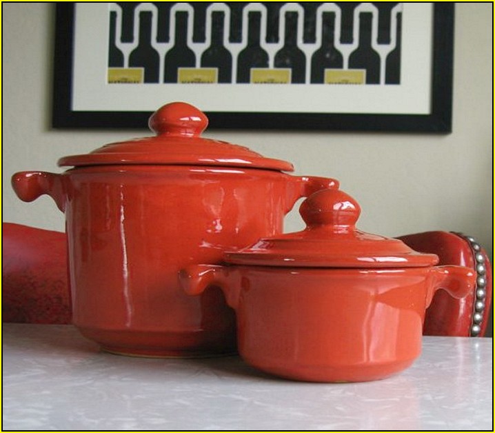 Red Canisters For Kitchen