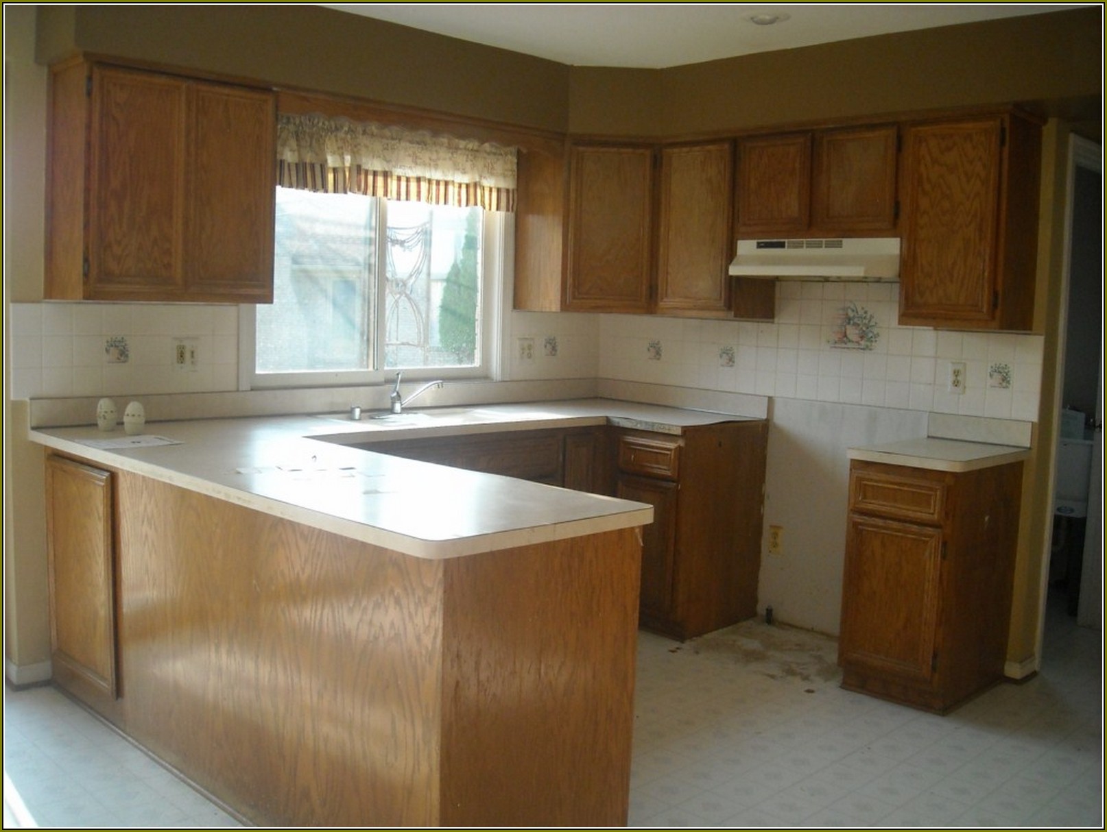 Refurbished Kitchen Cabinets Before And After