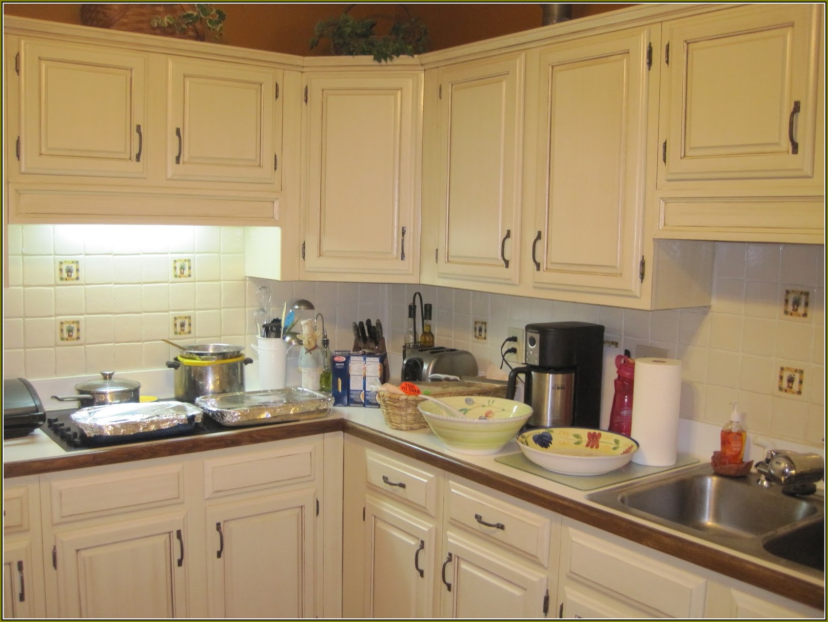 Refurbishing Kitchen Cabinets Before After