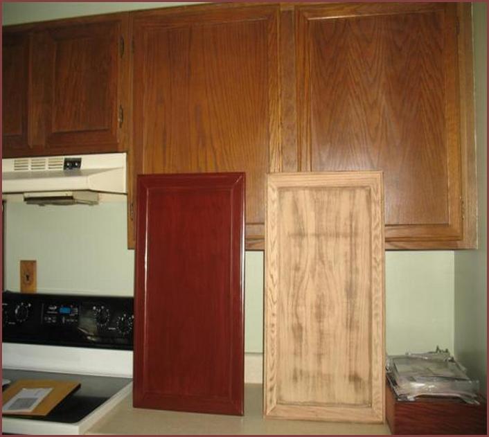 Restaining Kitchen Cabinet Doors