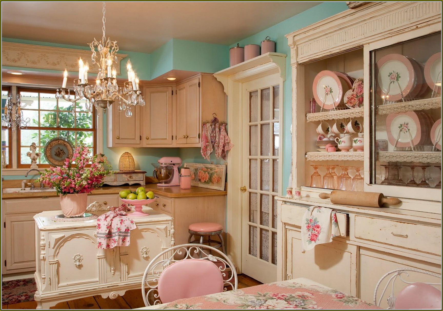 Shabby Chic Kitchen Cabinets On A Budget