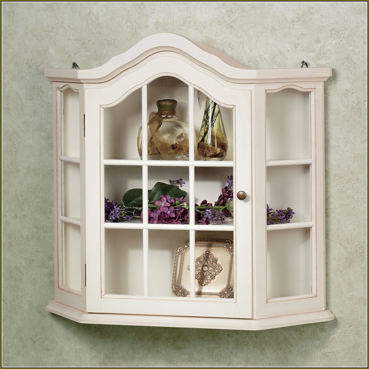 Small White Curio Cabinet