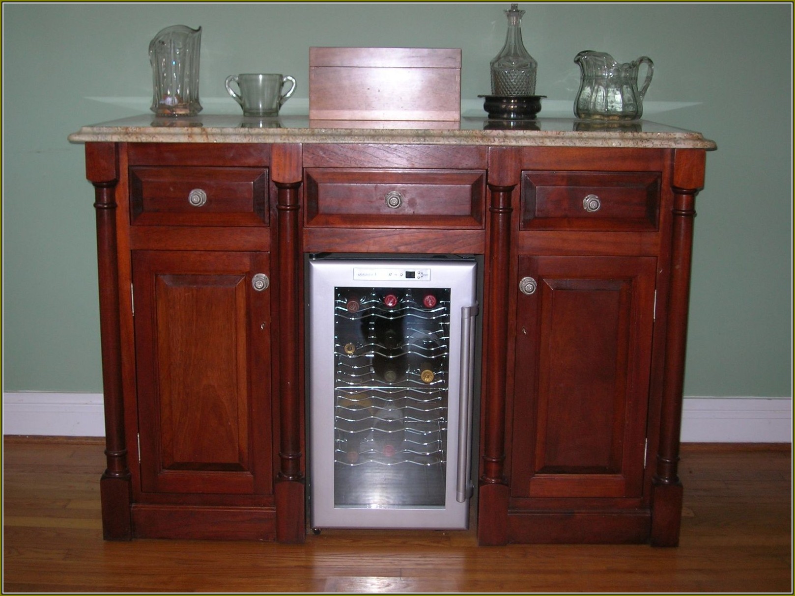 Small Wine Fridge Cabinet