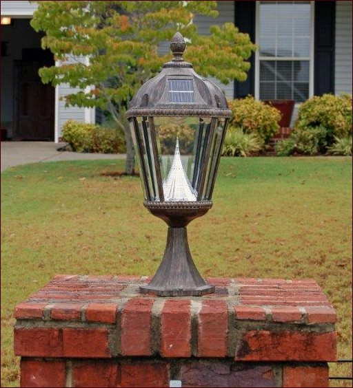 Solar Lamp Post Lights Home Depot
