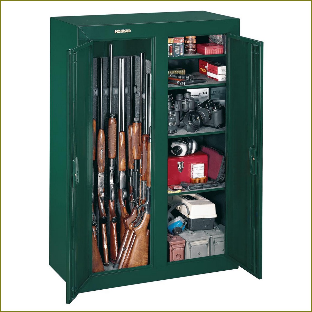 Stack On 10 Gun Cabinet Dimensions