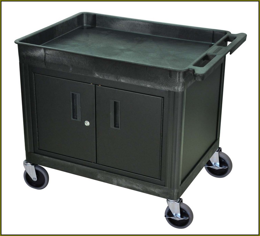 Storage Cabinet With Lock And Wheels