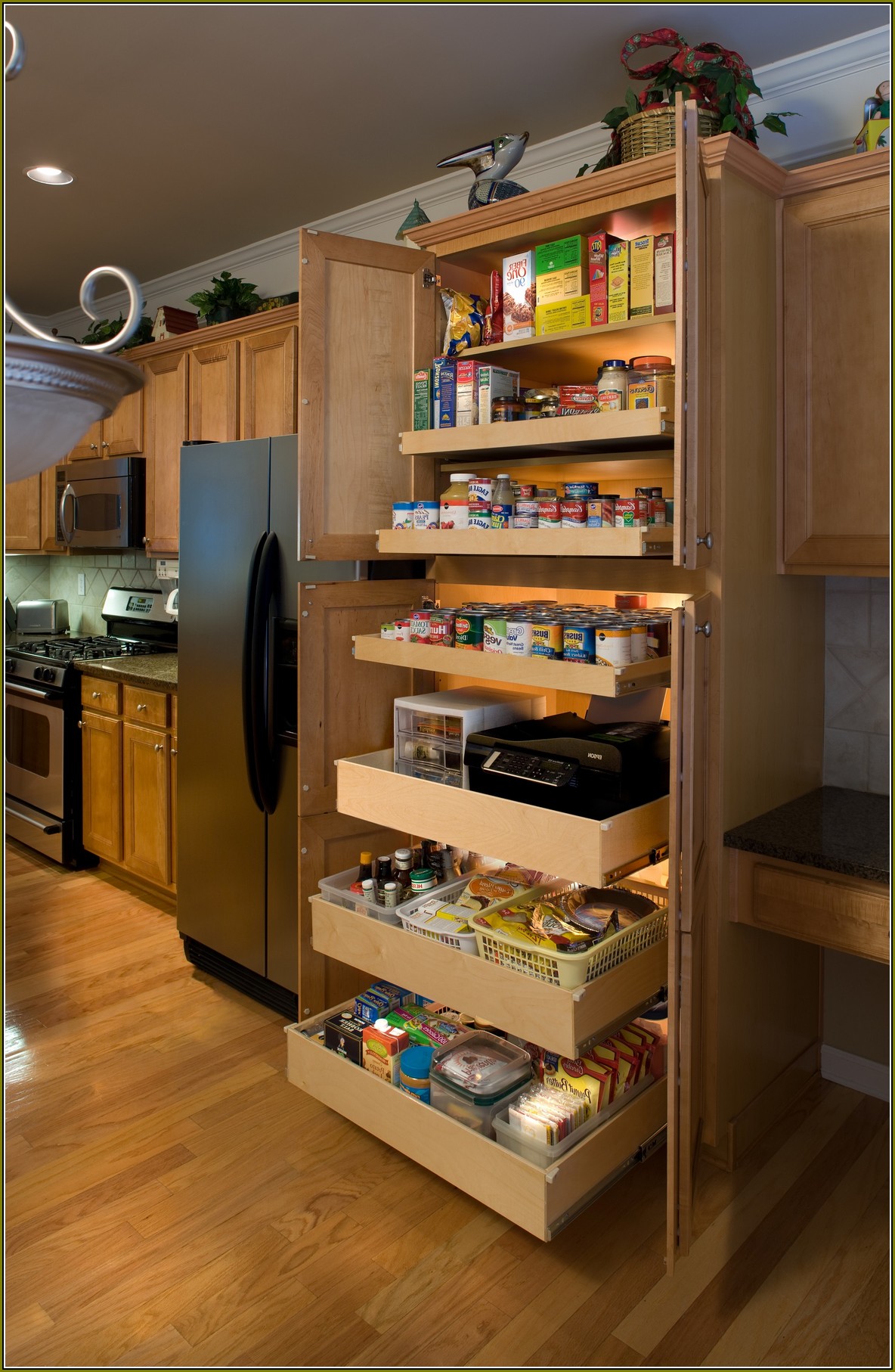 Tall Cabinet Pull Out Shelves