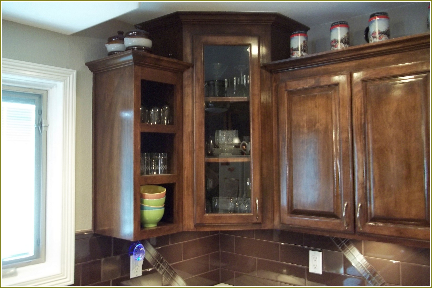 Tall Kitchen Cabinets With Glass Doors