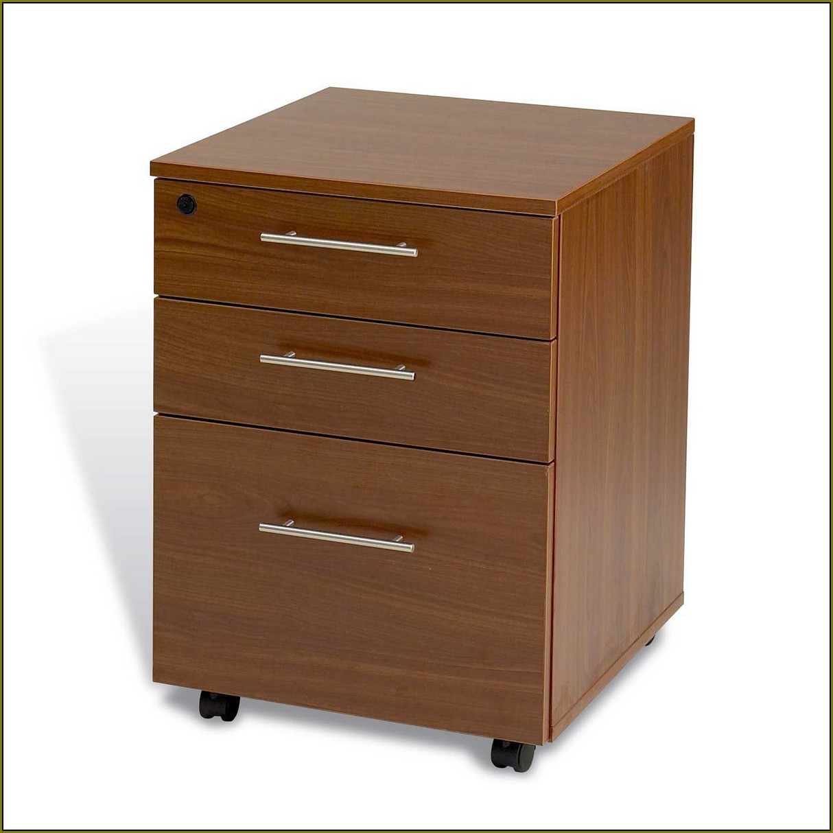 Three Drawer File Cabinet Wood