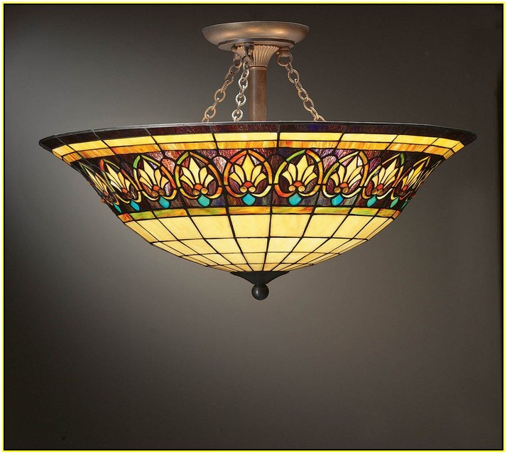 Tiffany Stained Glass Ceiling Lights