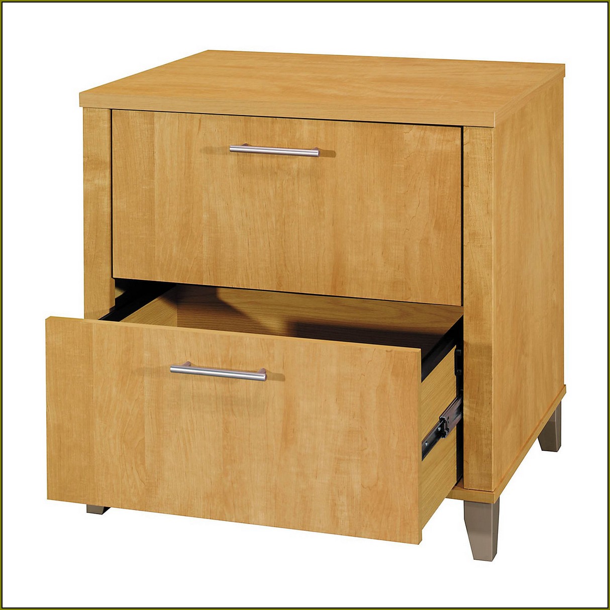 Two Drawer File Cabinet On Wheels