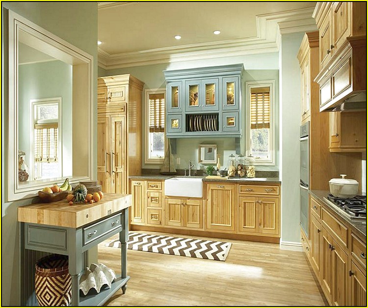 Unfinished Knotty Pine Kitchen Cabinets