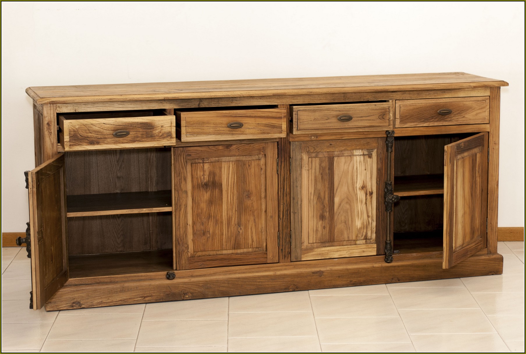 Unfinished Oak Pantry Cabinet