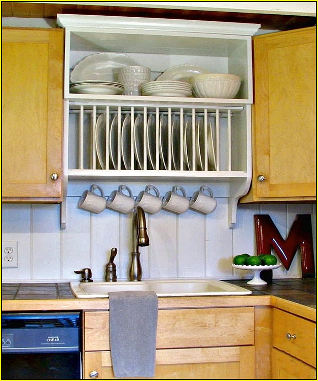 Wall Mounted Plate Racks For Kitchens