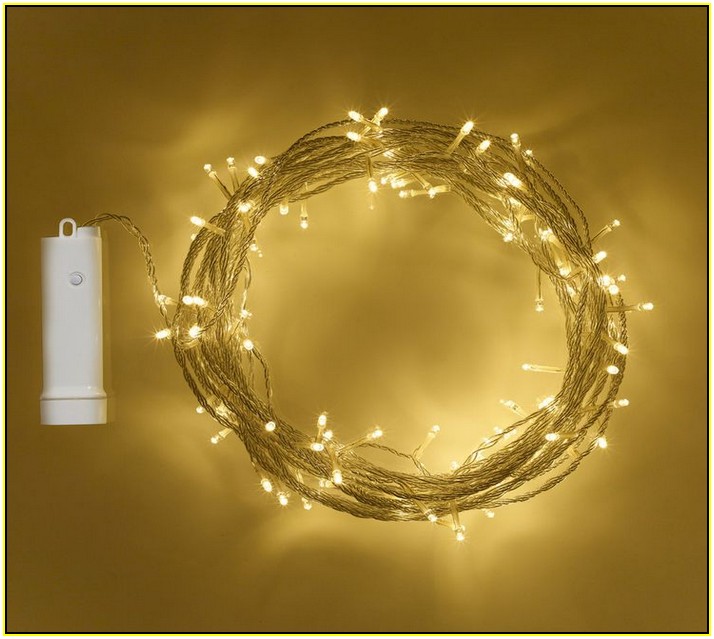 Warm White Fairy Lights Clear Cable