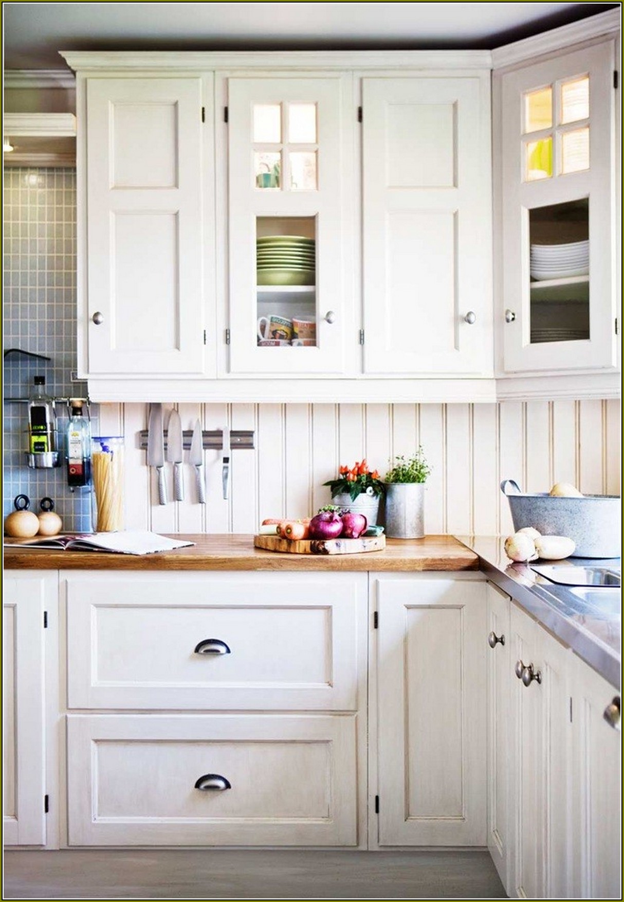 White Kitchen Cabinet Door Knobs