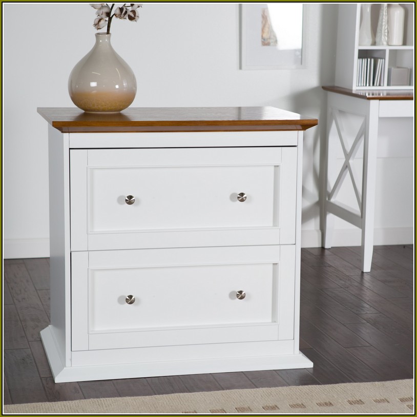 White Lateral File Cabinet Target