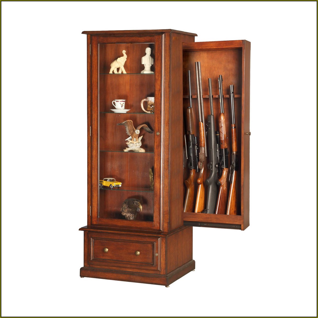Wooden Gun Cabinet Locks