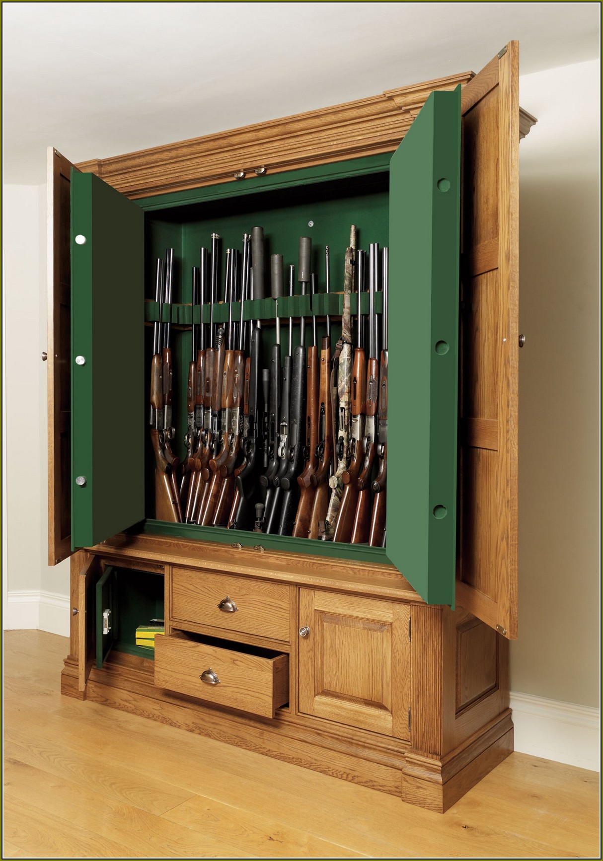 Wooden Gun Cabinets At Walmart